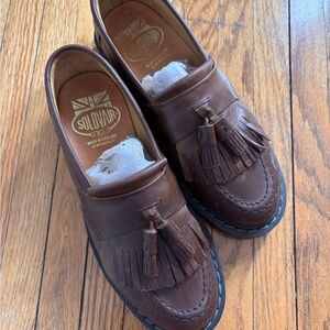Solovair loafers with tassels